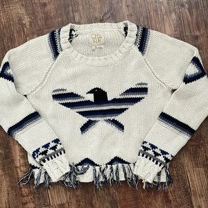 Chaser eagle sweater sz small